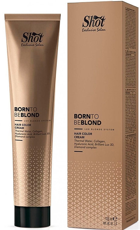 Hair Cream-Color - Shot Born To Be Blond Hair Color Cream — photo N1