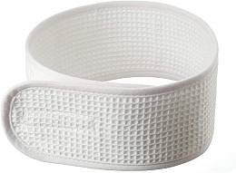 Fragrances, Perfumes, Cosmetics Cotton Hair Band, white - Hydrea London White Waffle Cotton Hairband