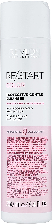 Sulfate-Free Shampoo for Colored Hair - Revlon Professional Restart Color Protective Gentle Cleanser — photo N1