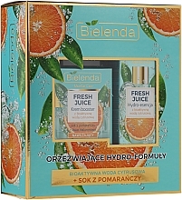 Fragrances, Perfumes, Cosmetics Set - Bielenda Fresh Juice Orange (cr/50ml + hydroess/110nl)