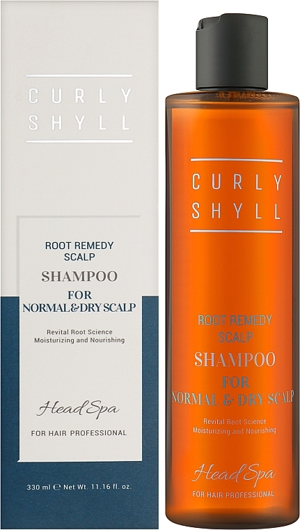 Normal and Dry Scalp Shampoo - Curly Shyll Root Remedy Normal and Dry Scalp Shampoo — photo N2