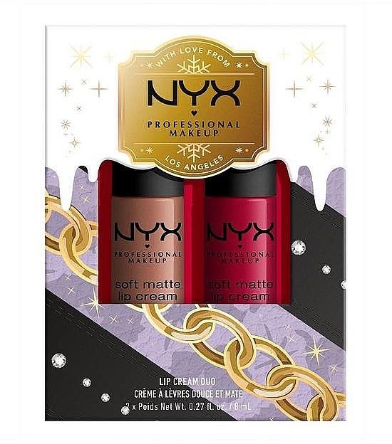 NYX Professional Makeup Soft Matte Lip Cream Duo Gift Set - Set — photo N1