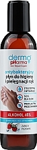 Antibacterial Hand Liquid 'Wild Strawberry' - Dermo Pharma Antibacterial Liquid Alkohol 65% — photo N1