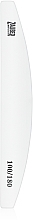 Fragrances, Perfumes, Cosmetics Oval White Nail File, 100/180, 03-060A - Zauber