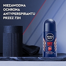 Men Roll-On Antiperspirant Deodorant "Strong Protection" - NIVEA MEN Dry Impact  — photo N5