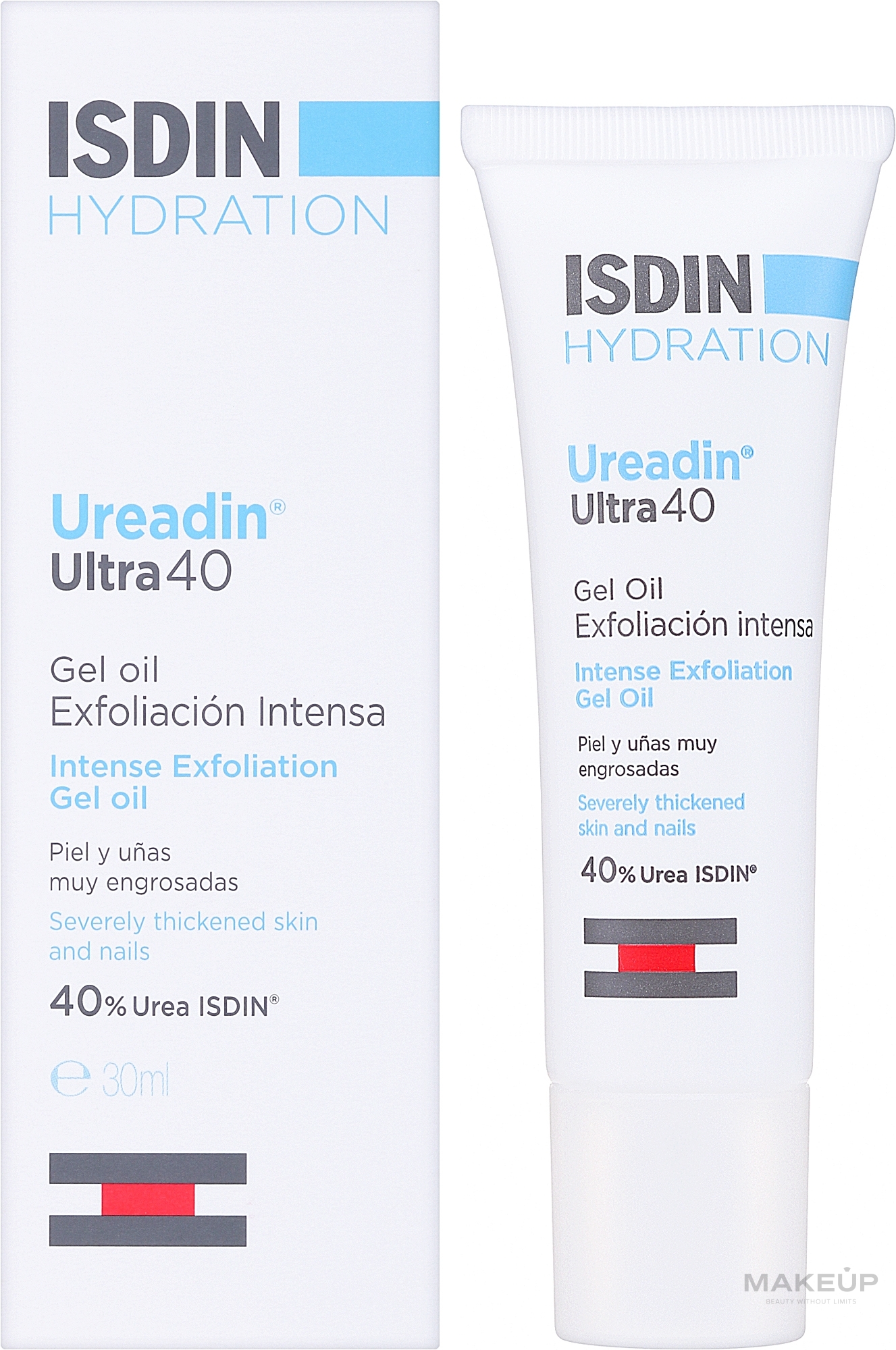 Intensive Exfoliating Foot Gel Oil - Isdin Ureadin Ultra 40 Exfoliating Gel Oil — photo 30 ml