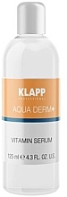 Face Serum - Klapp Aqua Derm + Vitamin Serum — photo N1