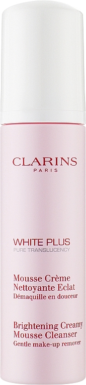 Brightening Mousse Cleanser - Clarins White Plus Makeup Brightening Creamy Mousse Cleanser — photo N1