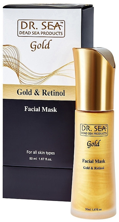 Gold & Retinol Face Mask - Dr. Sea Gold & Retinol Facial Mask — photo N2