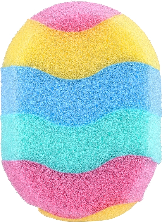 Rainbow Bath Sponge - Sanel №5 — photo N1