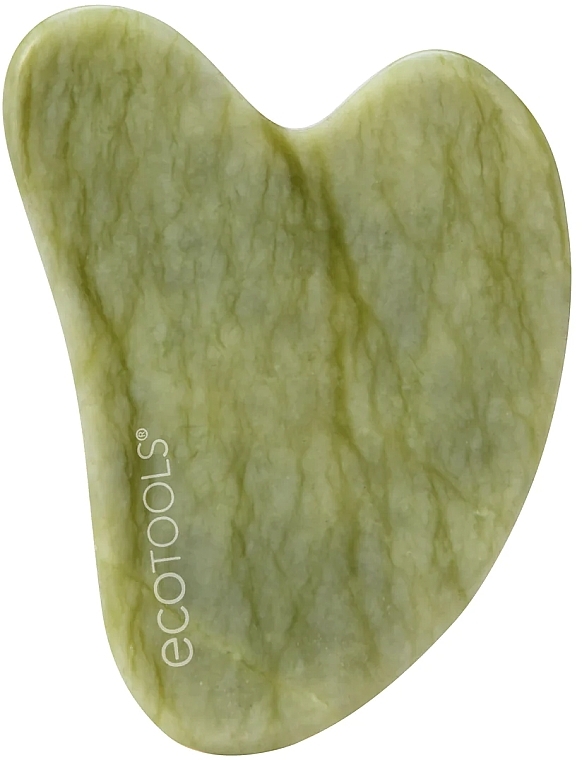 Gua Sha Face Massager & Scraper, green jade - EcoTools Jade Facial Gua Sha — photo N1