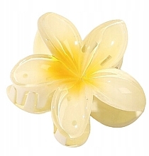 Flower Claw Clip, yellow ombre - Ecarla — photo N1