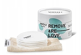 Reusable Makeup Remover Pads - Veoli Botanica Remove And Relove — photo N4