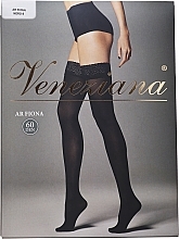 Women's Stockings "Ar Fiona", 60 Den, nero - Veneziana — photo N1