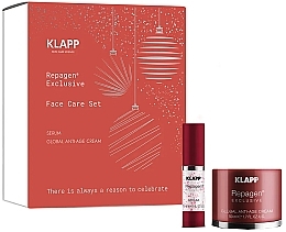 Fragrances, Perfumes, Cosmetics Set - Klapp Repagen Exklusive Face Care Set (f/cr/50ml+f/ser/15ml)