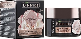 Fragrances, Perfumes, Cosmetics Regenerating Cream-Concentrate 60+ - Bielenda Camellia Oil Luxurious Rebuilding Cream 60+