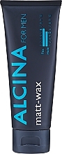 Fragrances, Perfumes, Cosmetics Mattifying Hair Wax - Alcina For Men Matt-Wax