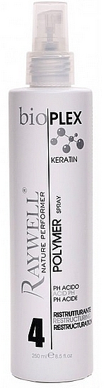 Polymer Hair Spray - Raywell Bio Plex Acid pH Restructurive Polymer Spray — photo N1