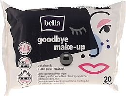 Makeup Remover Wet Wipes, 20 pcs. - Bella — photo N1
