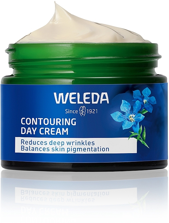 Blue Gentiana & Alpine Edelweiss Day Contour Cream - Weleda — photo N3