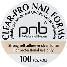 Clear-Pro Nail Forms, Transparent - PNB  — photo N1