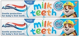 Fragrances, Perfumes, Cosmetics キット - Aquafresh Milk Teeth (toothpaste/2x50ml)