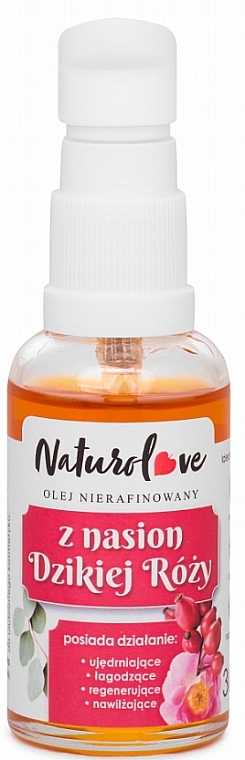 Rosehip Seed Oil - Naturolove Wild Rose Seed Oil — photo N1