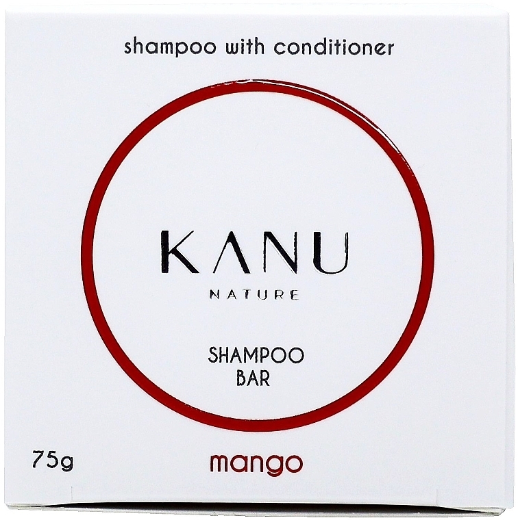 2-in-1 Shampoo - Kanu Nature Shampoo With Conditioner Shampoo Bar Mango — photo N12