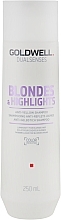 Anti-Yellow Blonde Hair Shampoo - Goldwell Dualsenses Blondes & Highlights Anti-Yellow Shampoo — photo N2