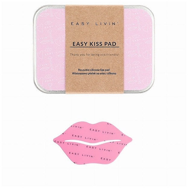 Reusable Silicone Lip Mask - Easy Livin Easy Kiss Pad — photo N1