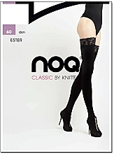 Microfiber Stockings 'Ester', 60 Den, nero - Knittex — photo N2