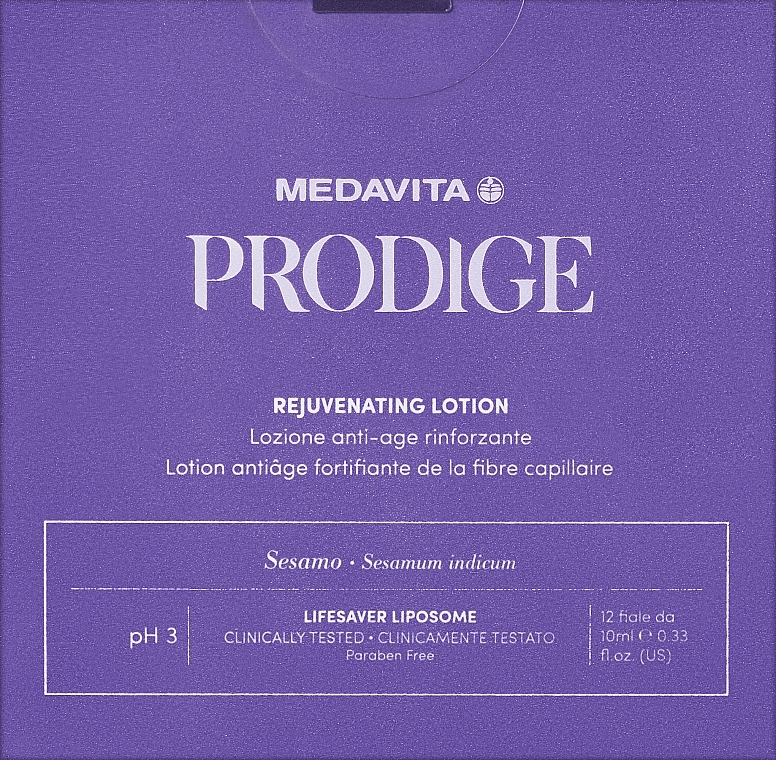 Hair Lotion - Medavita Prodige Rejuvenating Lotion — photo N2