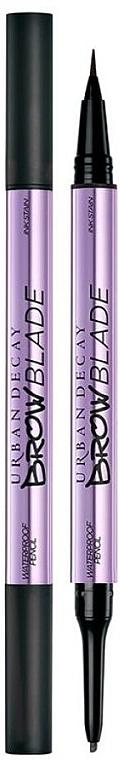 両頭アイブロウペンシル - Urban Decay Brow Blad Ink Stain + Waterproof Pencil — photo N1