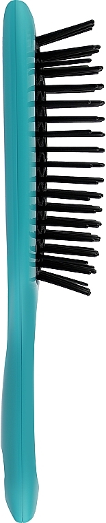 Hair Brush, black teeth, turquoise - Janeke SuperBrush Vented Brush — photo N2