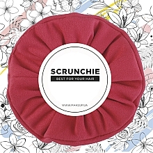Suede Classic Scrunchie, red - MAKEUP Hair Accessories — photo N2