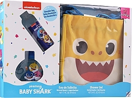 Fragrances, Perfumes, Cosmetics Air-Val International Baby Shark - Set (edt/50ml + sh/gel/100ml + bag) 