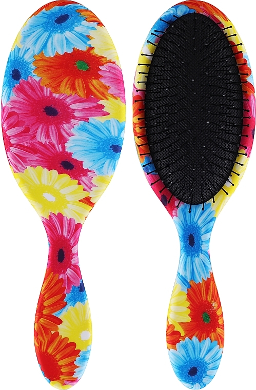 Massage Hair Brush, 63961, gerberas - Top Choice Soft Touch — photo N1