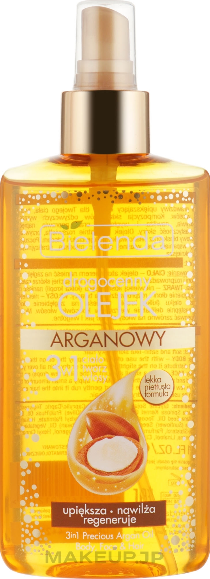 3-in-1 Body, Face & Hair Argan Oil - Bielenda Drogocenny Olejek  — photo 150 ml
