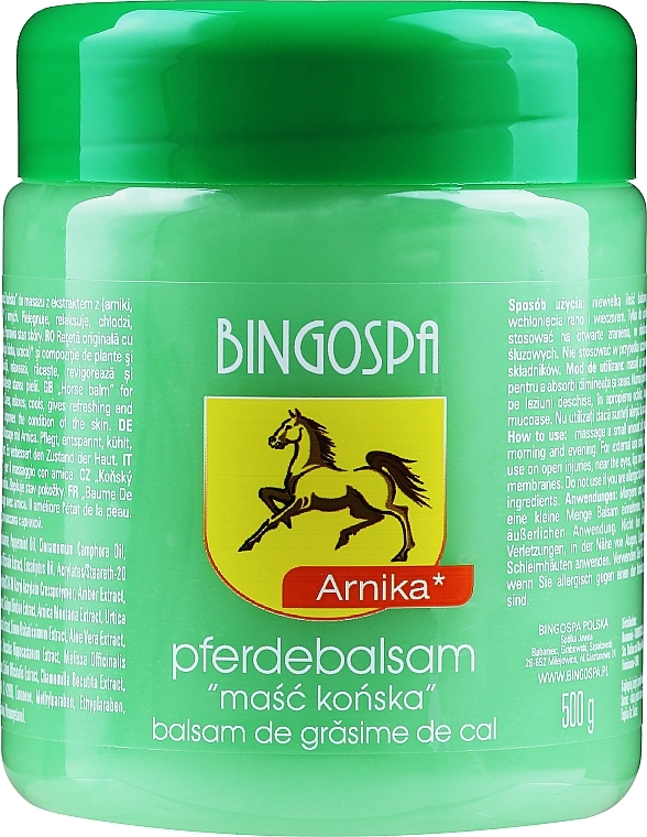 Horse Ointment with Arnica - BingoSpa — photo N1