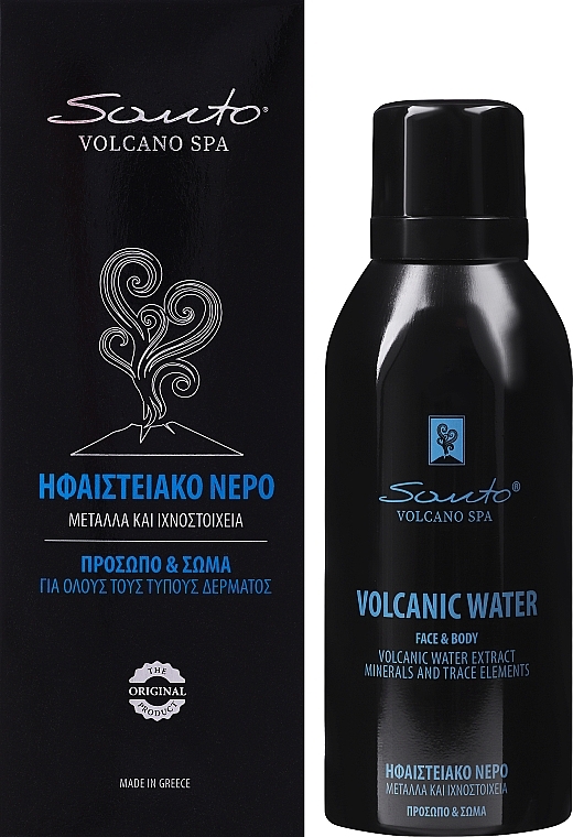 Volcanic Face & Body Water - Santo Volcano Volcanic Water Face & Body — photo N3