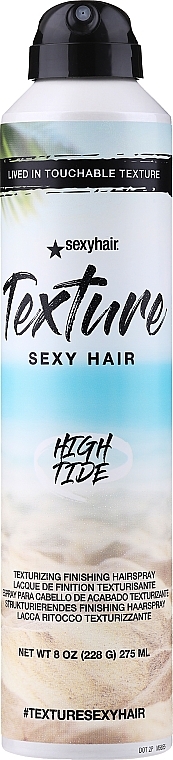 Texturizing Hair Spray - SexyHair High Tide Texturizing Finishing Hairspray — photo N1