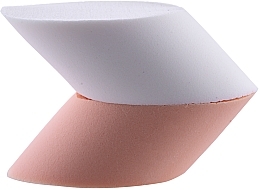 Fragrances, Perfumes, Cosmetics Makeup Sponge Set, white beige, 2 pcs - Lila Rossa