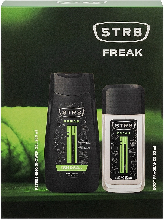 STR8 Freak - Set (deo/spray/85 ml + sh/gel/250 ml) — photo N1