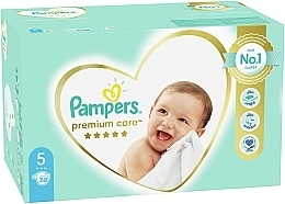 Pampers Premium Care Diapers Size 5 (Junior), 11-16kg, 88 pcs - Pampers — photo N2