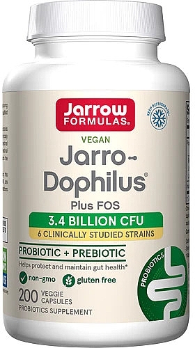 Dietary Supplement "Jarro-Dophilus + FOS" - Jarrow Formulas Jarro-Dophilus + FOS — photo N2