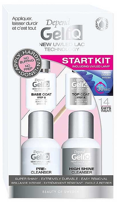 Manicure Set, 7 pcs - Depend Gel iQ Start Kit — photo N7