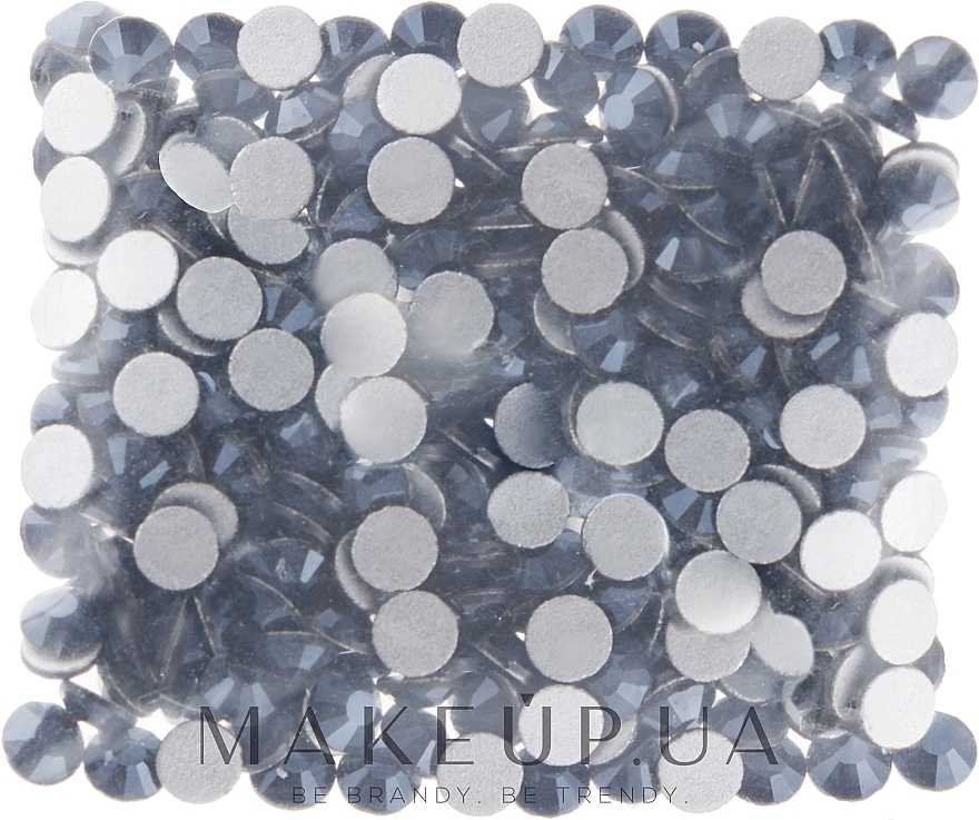 Decorative Nail Crystals 'Jet Satin', SS size 12, 200pcs - Kodi Professional — photo N1