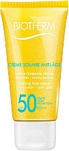 Fragrances, Perfumes, Cosmetics Anti-Aging Facial Sun Cream - Biotherm Sun Protection Creme Solaire Anti-age SPF 50