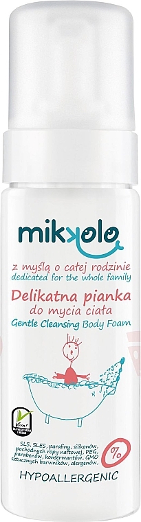 Gentle Cleasning Body Foam - Nova Kosmetyki Mikkolo Gentle Cleansing Body Foam — photo N5