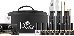 Fragrances, Perfumes, Cosmetics Starter Nail Gel Polish Set 'Jasmine' - Divia